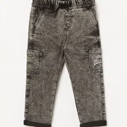 Juniors by Lifestyle Boys Slash Knee Heavy Fade Jeans-picture-32