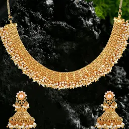 Shayna Gold-Plated Alloy Jewellery Set-picture-25