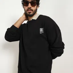 NOBERO Men Graphic Oversized Sweatshirt image 4