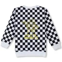 Gini and Jony Boys Checked Sweatshirt image 1