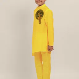 DEVOILER Boys Ethnic Motifs Printed Kurta image 3
