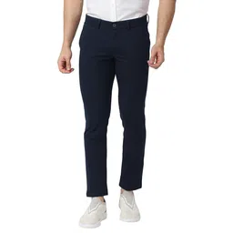 Basics Men Tapered Fit Formal Trousers-picture-22