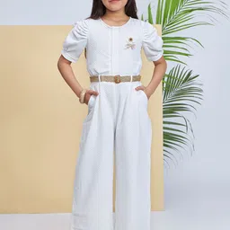 Peppermint Girls Round Neck Basic Jumpsuit-picture-48