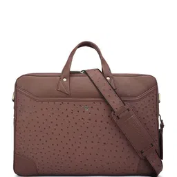 Da Milano Men Leather Laptop Bag-image-66