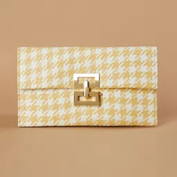 CODE by Lifestyle Women Checked Foldover Water Resistant Clutch-picture-54