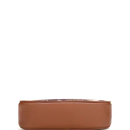 HAWKWOOD Women Structured Sling Bag with Applique image 2