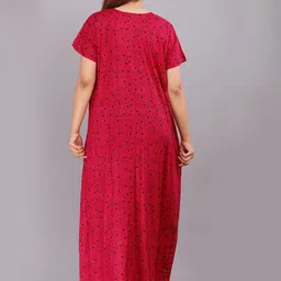 AAKARSHANA CREATION Printed Maxi Nightdress image 2