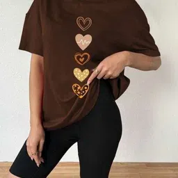 SALUJA FABRICS Women Printed Pockets T-shirt-picture-8