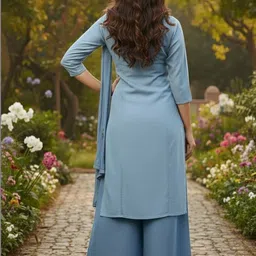 SK Creation Woven Design Kurti image 3