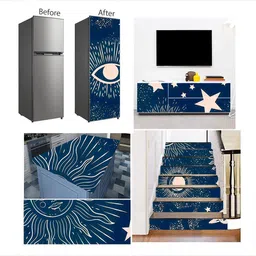 wallpics Vinyl Abstract Multicolor Wallpaper image 2