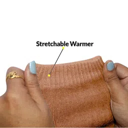 Infispace Women Pack Of 2 Knee-Length Leg Warmer Socks With Ribbed Grip for Snug Fit image 3