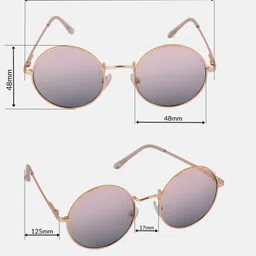 DukieKooky Kids Round Sunglasses With Polarised and UV Protected Lens image 4