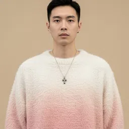 Mast & Harbour Men Colourblocked Longline Pullover with Fuzzy Detail image 4