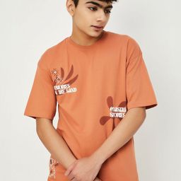 max Boys Graphic Printed Round Neck Relaxed Fit Cotton T-shirt-picture-13
