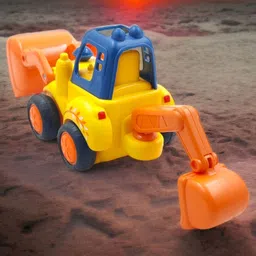 PLUSPOINT Kids Excavator Bulldozer Friction Powered Construction Truck Vehicle-picture-17