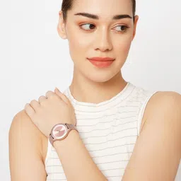 SZN Women Dial & Stainless Steel Straps Analogue Watch Laxi PinkSZZN image 3