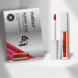 Maliao Super Stay Matte Liquid Lipstick- 3.8 ml- Garnet 01 image 2