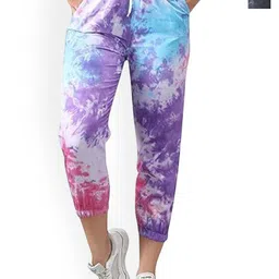 Funday Fashion Women Tie and Dye Cargos Trousers-picture-25