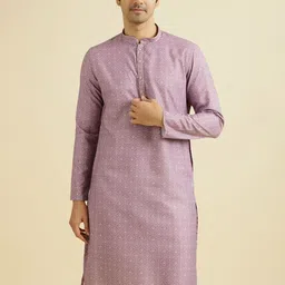 Manyavar Ethnic Motifs Printed Mandarin Collar Straight Kurta With Pyjama image 2