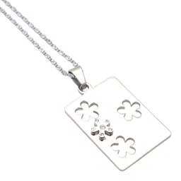SANAA CREATIONS Silver-Plated Contemporary Artificial Stones Studded Pendant with Chain-picture-27