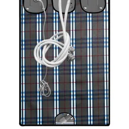 The Furnishing Tree Washing Machine Cover Check Black Compatible for LG 6.5 Kg Front Loading FHT126 image 5