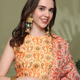 NEUDIS Printed Ready to Wear Lehenga & Blouse With Dupatta image 2