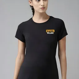 TRENDSATTIRE Typography Printed Round Neck Sports T-shirt-image-1