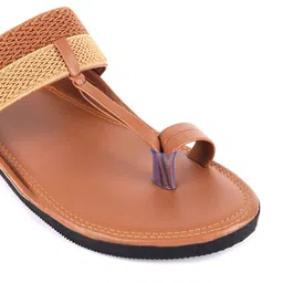 CANVI - TAKE CHANGE TO MAKE CHANGE Men Leather Comfort Sandals image 3