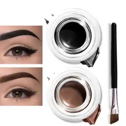 agley Black & Brown 2 In 1 Gel Matte Eyeliner/Gel-picture-23