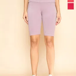 COLOR CAPITAL Women Pack Of 3 Above Knee Length Tights-picture-20