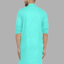 ANUJ FASHION Men Solid A-Line Kurtas image 2