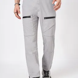 Street 808 by Pantaloons Pure Cotton High Rise Trousers-picture-11