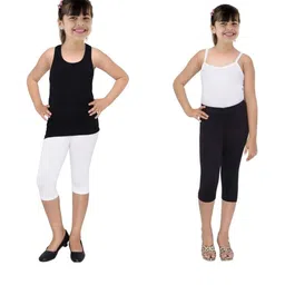 Tik Tok WEARS Girls Multicoloured Cotton Capris-image-62