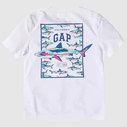 GAP Boys Graphic Printed Round Neck Relaxed Fit T-shirt-picture-10