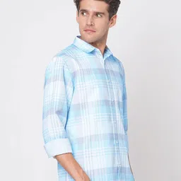 Mast & Harbour Men Relaxed Checked Casual Shirt image 3