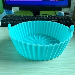xroncinz Air Fryer Silicone Tray Pot,air Fryer Plate,air Fryer Basket Silicone Baking Air Fryer image 1