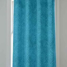 IVAZA Turquoise Blue Velvet Window Curtains-picture-35