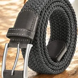 The Roadster Lifestyle Co Men Slim Braided Belt-image-65