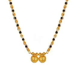 SHANKHRAJ MALL Gold-Plated Alloy Mangalsutra image 2