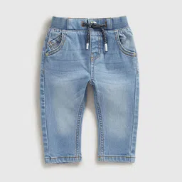 mothercare Boys Cotton Mid-Rise Regular Fit Clean Look Light Fade Stretchable Jeans-picture-32