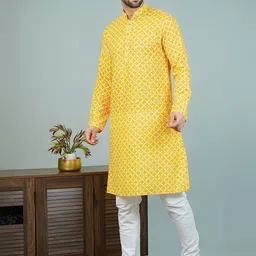 Wintage Men Printed Regular Kurta with Churidar-picture-19