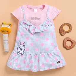 I LOVE MOM Striped Drop-Waist Dress-image-45