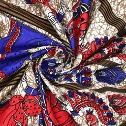 MILAAV Blue Ethnic Motifs 144 TC Single Bedsheet with 1 Pillow Covers image 2