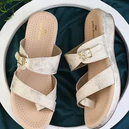 pelle albero Women Colourblocked Party One Toe Flats with Buckles-picture-12