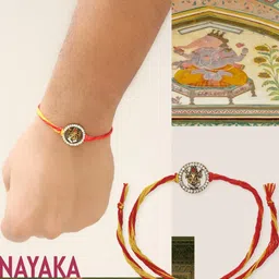 FURE Vinayak Moli Rakhi for Brother (Roli-Chawal included) image 5