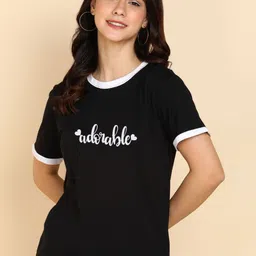 Adyavastram Women Typography T-shirt-picture-28