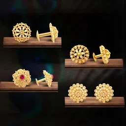 VIVASTRI Women Gold-Plated Alloy Earrings-picture-36