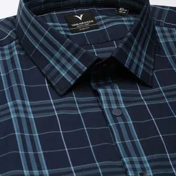 Van Heusen Slim Fit Checked Formal Shirt image 3