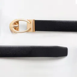 Kastner Men Black Textured Belt image 2