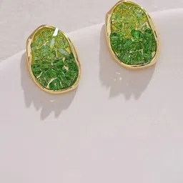 CIKIT Artificial Stones Studded Enamelled Contemporary Studs-picture-40